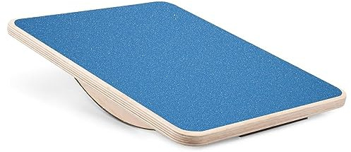 Yes4All Professional Rocker Balance Board, Wobble Board for Adults Anti-Slip| 17.5” Rocker Board, Standing Desk Core Strength Wooden Balance Board