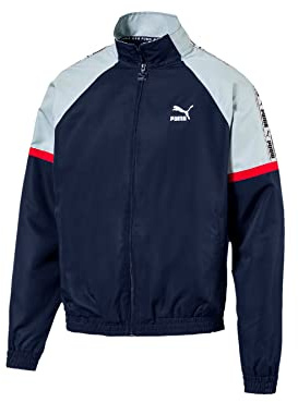 PUMA XTG Woven Zip Up Tracksuit Top Track Jacket Mens 577988 06 Blue