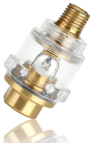 Lubricador de aceite, 1/4 BSP Mini herramienta neumática en línea Lubricador de aceite Tubo del compresor de aceite Lubricación automática
