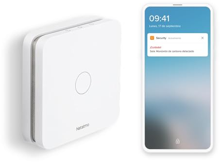 Netatmo Détecteur de Monoxyde de Carbone Intelligent - NCO-EC