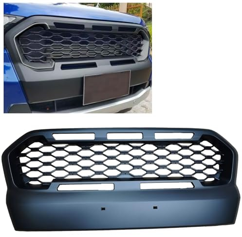 Waben Kühlergrill Sport Schwarz passt für Ford Ranger T7 16-19 2.2 3.2