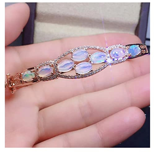 Il miglior Regalo di Nozze Bracciale Opale Bracciale Opale Naturale e Reale Bracciale Opale in Gioielli 925