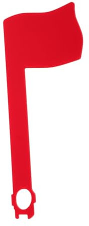 HIAKDOFT Piezas De Ajedrez De Caja De Caja Vitrina De Dispositivo De Notificación De Buzón Del Buzón De Reemplazo De Buzón Accesorios De Cartero Rojo Acrílico