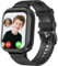 MOONKIDS Montre Connectée Enfant 4G avec GPS - Smartwatch avec Appels Vidéo HD, Localisation en Temps Réel, Bouton SOS et Jeux Éducatifs - Montre GPS Enfant Garçon/Fille pour Sécurité (4g-Black)