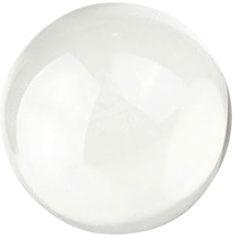 Hemobllo Palla da Giocoleria Trasparente Professionale per Spettacoli Acrobatici, Palla Chiara Resistente Non Danneggia le Mani