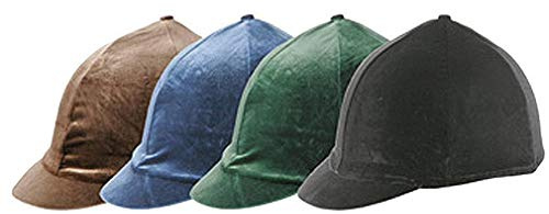 Shires Velveteen Hat Cover - Navy Blue