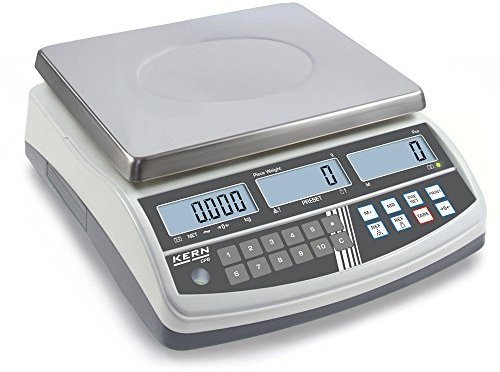 Zählwaage - Preisgünstiges Profimodell [Kern CPB 15K0.2N] Präzision bis 0,2 g, Wägebereich max. 15 kg