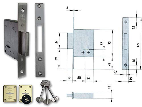 Cisa 48317 57220-50-0 - Cerradura D/Mapa Infil