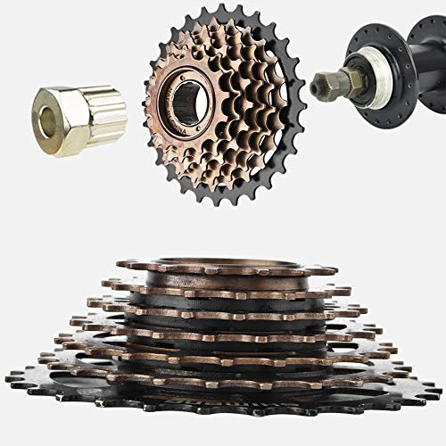 fegayu 7-speed bike cassette, reliable freewheel, for bicycle bikes
