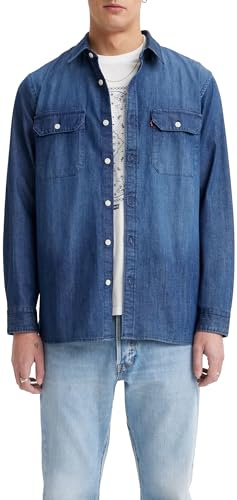 Levi's Jackson Worker Shirt Homme, Sterling Dark Wash, XXL