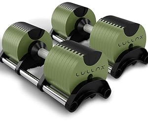 Mancuernas ajustables con cambio de peso en 1 segundo de 2 a 40 kg - set de pesas para gimnasio en casa ahorro de espacio seguridad antideslizante agarre ergonómico - dumbbell set profesional | LULLAX
