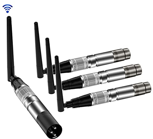 UKing Wireless DMX Controller, Wireless DMX512 Transmitter/Empfänger LED Lighting Controller Arbeit mit DMX-Controller für Moving Head Bühnenlicht Bars