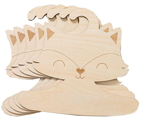 Vastsea 5 Pezzo Appendiabiti per Bambini, Gruccia in Bambole legno Naturale, Grucce Appendiabiti in Legno per Vestiti da Bambino, per Unisex Bambino Neonati