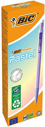 BIC Låda 12 blyertspennor pastell gruva 0,7 mm