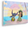 Komar Tableau sur châssis – Lilo et Stitch, dansant – Dimensions : 40 x 60 cm – Image murale pour chambre d'enfant, chambre d'enfant