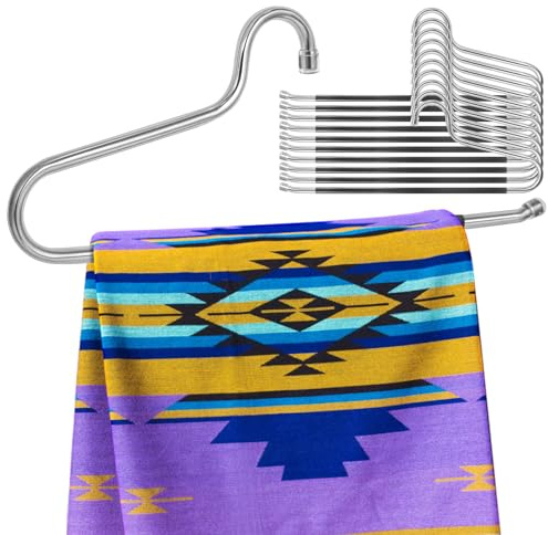 Quilt Hangers, 10 Packs Heavy Duty Hangers for Quilts, Comforters, Table Cloths, Towels (Extended Wide: 16.5 inches)