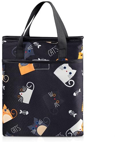 Likesing Custodia Libro con Chiusura Lampo e Tasca Frontale Copertina Libri da Lettura Stoffa Copri Libro Impermeabile Borsa Proteggi Libri Portatile Viaggio per Amico Insegnante Studente 31 x 26 cm