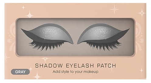 Patch de pestañas de sombra de los ojos perezosos | Pegatina reutilizable Eyye Shaddow para mujeres | Pestañas naturales de oyee para todas las formas de los ojos | Smudge Proof Eyelessh Pach para Nig
