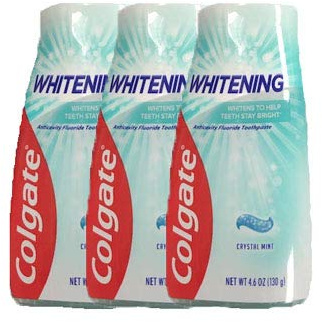 Colgate Whitening, Crystal Mint, Liquid Toothpaste, 4.6-Ounce (3 Count)