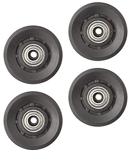 Topfinder Puleggia Palestra, 90 mm Universale Cuscinetto Cavo puleggia Carrucola per Attrezzatura Palestra Porta del Garage (4Pcs)