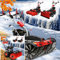 BRAST® Benzin Kehrmaschine | Laubsammler Schneeschieber | XXL Premium | 4,8kW(6,5PS) | viele Modelle | 80-100cm Arbeitsbreite | Elektrostart | Schneeketten | 3in1 Gerät