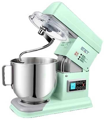 Robot Batidora Amasadora Repostería Capacidad De 7 L 11 Configuraciones De Velocidad Pantalla LED Táctil Digital con Gancho para Masa, Batidor para Hornear Pasteles De Cocina, Ensalada, Crema 550W (C