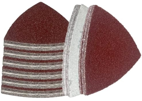 Schleifpapier Dreieckschleifer | Mix-Pack 30x Korn 800,1000 | 60 Stück | Schleifpapier Klett | Deltaschleifer Schleifpapier | Schleifpapier set