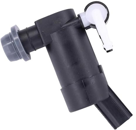 Windshield Washer Pump,Compatible with Ford and Volvo, Windscreen Washer Pump for C-Max Focus Mk2 Focus CMax Front and Rear,Front and Rear Twin Black Windscreen Washer Pump