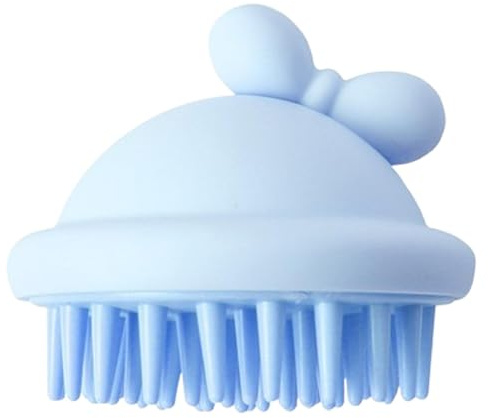 Appareil de massage du cuir chevelu – Appareil de massage du cuir chevelu | Brosse de shampooing pour cheveux | Brosse de shampooing | Brosse de massage pour le cuir chevelu avec joli nœud papillon |