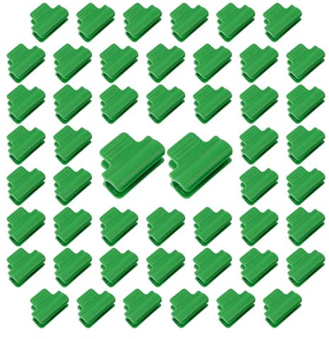 Greenhouse Clamps,Plastic Garden Netting Clips,50PCS 11mm Greenhouse Clamps Hoops,Clips for Garden Netting,Garden Shading Film Row Tunnel,Ideal for Vegetables,Fruits,for Fixing Plant Cover Greenhouse