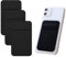 Fadbudss Paquete de 3 Soportes para Tarjetas para Teléfono Móvil con Adhesivo para la Parte Posterior del Teléfono, Fundas para Tarjetas de Tela Elástica para Teléfonos iPhone Android (Negro)