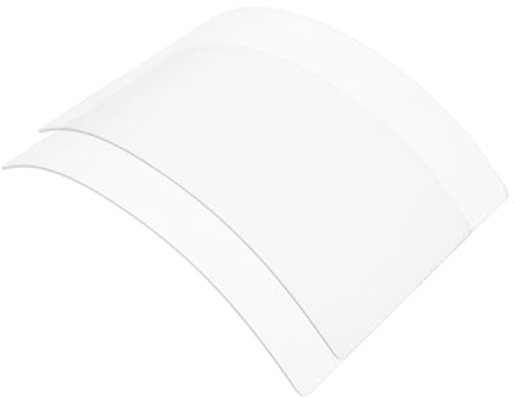 IMIKEYA 2pcs Sandblaster Lens for Protective Hood Lightweight Replacement Visors Safety Sanding Hat Lens for Dust Particle Protection for Sandblasting Grinding Tasks