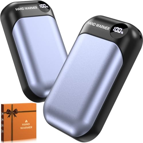 Calentador de Manos Recargable 2 en 1, Calienta Manos Electrico Duración hasta 9 Horas, Calientamanos con 4 Modos 40-55°C, Ideal para Deportes al Aire Libre/Golf/Camping/Regalo