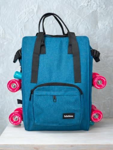 Rollerlicious® Roller Skating Bag, Premium Quad Skate Storage, Adjustable Strap, Breathable Design