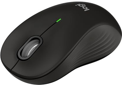 Logitech Signature M550 L Full Size Wireless Mouse - for Large Sized Hands, 2-Year Battery, Silent Clicks, Bluetooth, Multi-Device Compatibility - Black