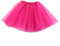 AYV Tüllrock Mädchen,Tütü Star Minirock,Glitzer Rock,Ballettrock Prinzessin Tüllrock,Meerjungfrau Kostüm Mädchen,für Karneval Geburtstag Halloween Party Mädchen(Rosa)