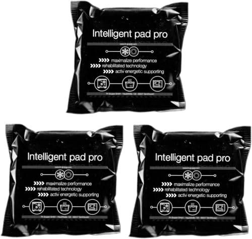3 x cuscinetti refrigeranti nero – Made in Germany – nelle dimensioni 15 x 15 cm – Cool Pads – Pastiglie refrigeranti – Cuscino termico – Compressi freddi e compresse calde