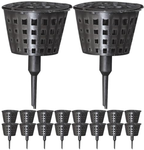 Levemolo Cestini di Fertilizzante in Plastica per Bonsai 30 Pezzi, Contenitori per Fertilizzazione Piante da Giardino Chiusura, Accessori per Coltivazione Interna