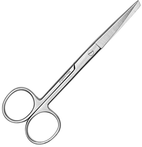 May Mehrzweckschere: gerade Ausführung - Enden spitz/stumpf - Edelstahl