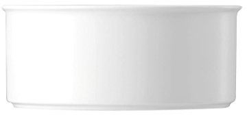 Schüssel mittel Medaillon in Weiß