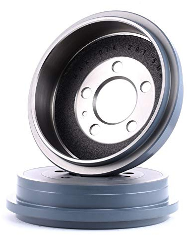 FEBI BILSTEIN Tambor de freno 2x Diámetro interior de tambor de freno Ø200mm Trasero corona de agujeros Ø100mm