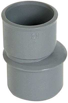 réduction - mâle / femelle - extérieure excentrée - diamètre 80 / 40 mm - nicoll ir4