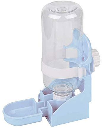 17oz alimentation en eau de lapin, distributeur d'eau suspendue cage pour animaux de compagnie, bol à suspendre automatique petite bouteille d'eau pour hamster lapin furet