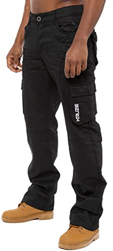 BRAND KRUZE KZ103 Pantalon cargo en denim pour homme Toutes tailles