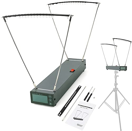 wolfman Bogenschießen Velocimetrie Geschwindigkeitsmesser Chronograph Geschwindigkeitsmessgerät Professionelles Niveau FPS und M/S Display für Pfeil Stahlkugel schießen Velocimeter