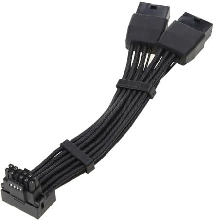 For GPU RTX4090 4x8-pin 3x8Pin 2x8pin PCI-e To 16-pin 12VHPWR Connector 90 Degree Elbow 15CM GPU Power Supply Adapter 4x8pin To 16pin Graphics Card Power Supply 4x8pin Adapter Cable Pcie 5.0 Cable To