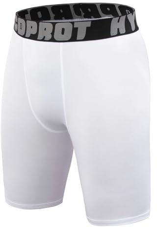HYCOPROT Pantaloncini Compression da Ragazzi Intimo Sportivo Traspirante Pantaloni a Seccaggio Rapido Leggings Mutande per Bambini Pallacanestro Calcio