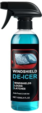 Iouyjiu Spray Dégivrant pour Voiture - 120ml Protection pour Vitres - Antigel Rapid pour Carrosserie - pour Auto Camion Camping-Car Pare-Brise Rétroviseur Portes et Serrures