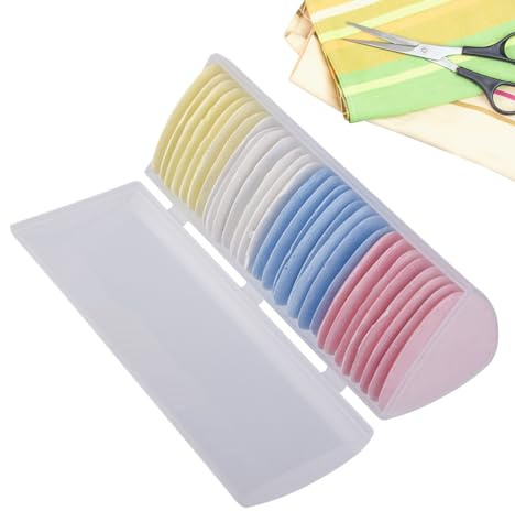 Fabric Chalk for Sewing | Crafting Supplies with Storage Container | Fabric Marker for Sewing | for Sewers Quilters Moms Grandmas Studio School Class Workshop