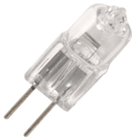 Halco - Lampadina alogena trasparente a prisma JC50, 50 W, 12 V, G6.35, 50 W, 12 V, confezione da 20